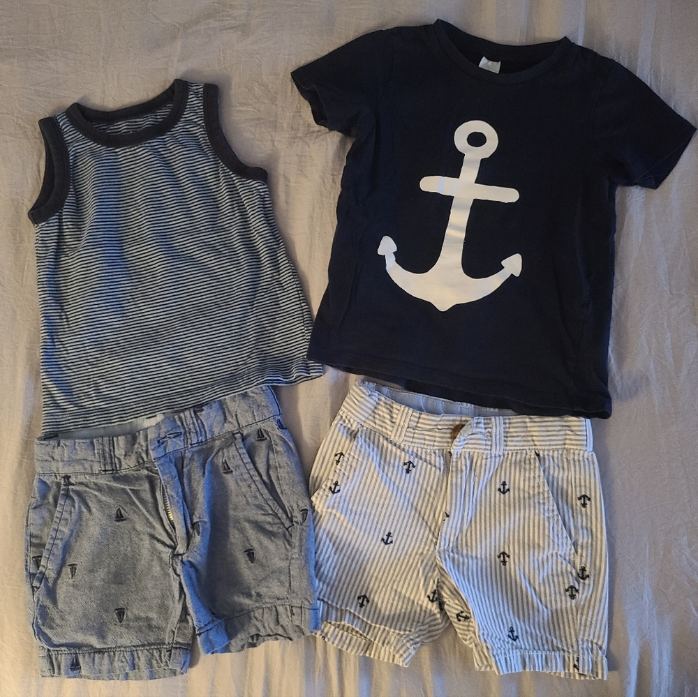 2T boys nautical outfits